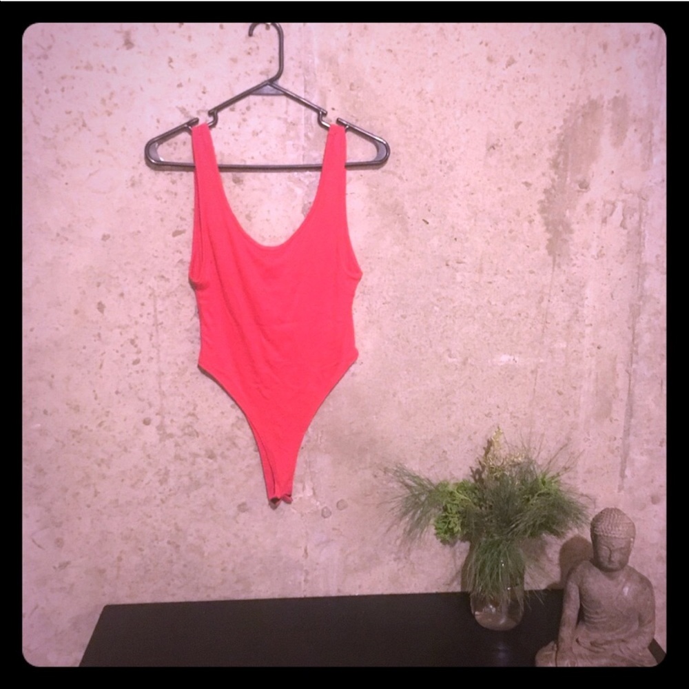 Red bodysuit